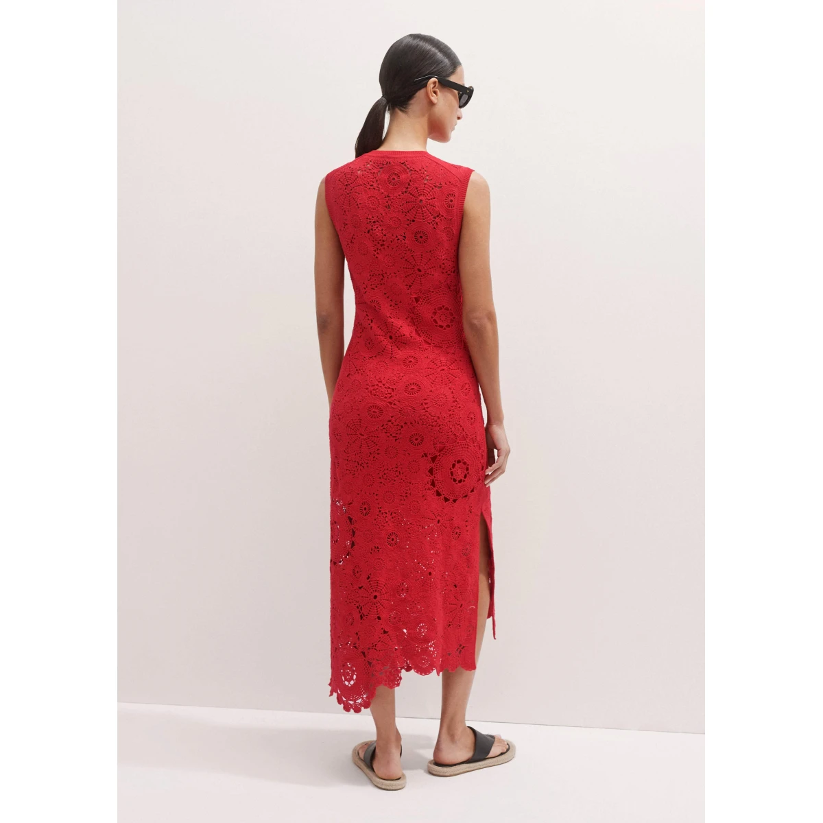 Asymmetric Cotton Crochet Maxi Dress + Slip
Cotton Crochet - Image 5