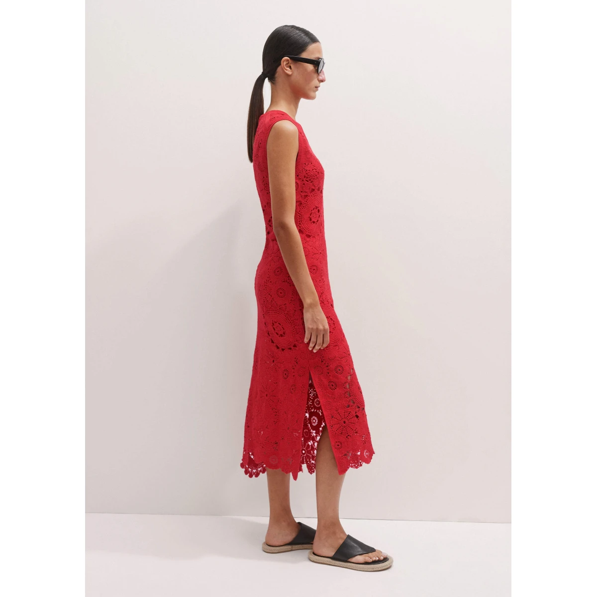 Asymmetric Cotton Crochet Maxi Dress + Slip
Cotton Crochet - Image 6