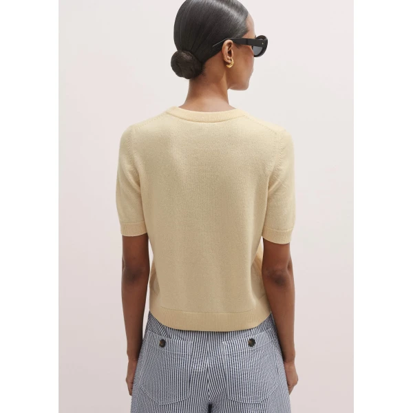 Me and Em Cashmere Crop Tee
Cashmere Top, view 5