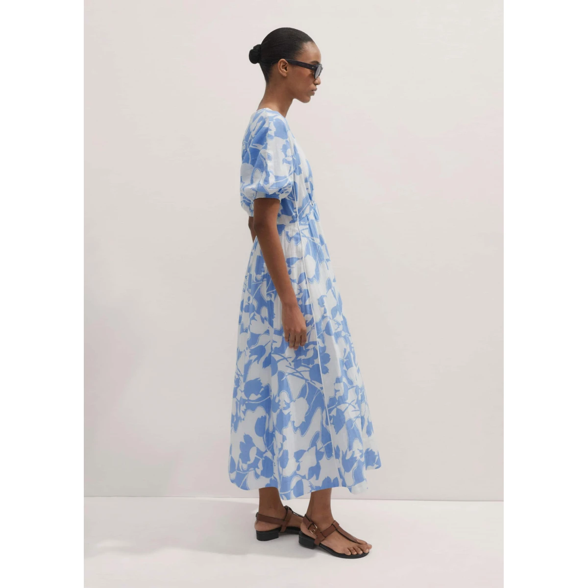 Cheesecloth Tulip Print Midi Dress
Cotton Cheesecloth - Image 6