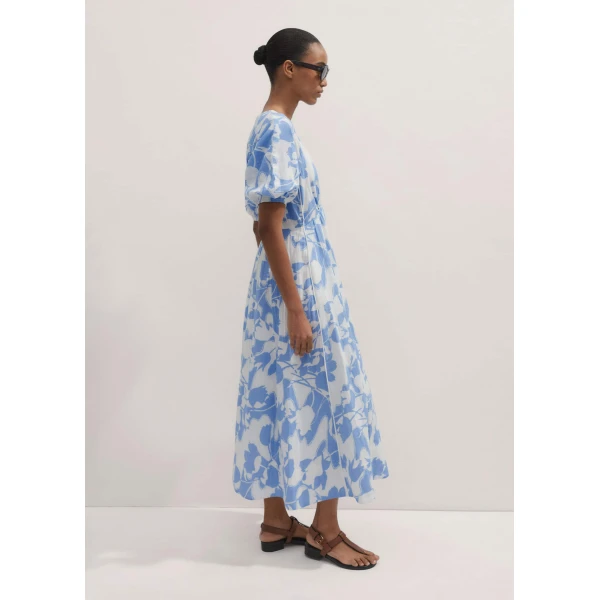 Cheesecloth Tulip Print Midi Dress
Cotton Cheesecloth - Image 6