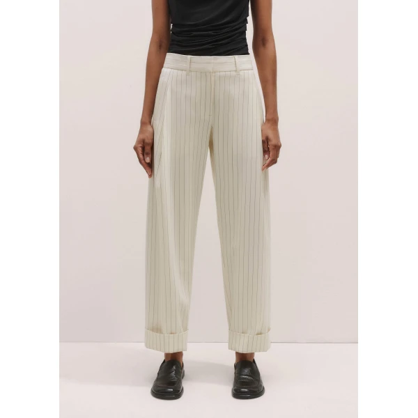 Me and Em Clever Tapered Pinstripe Pant
Italian Wool-Blend Tailoring, view 5