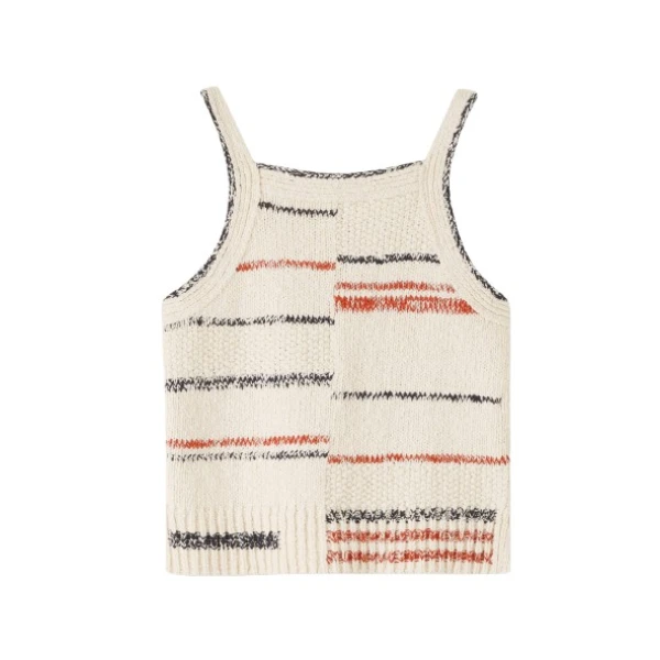 Cotton Bouclé Stripe Knit Top
Cotton Bouclé