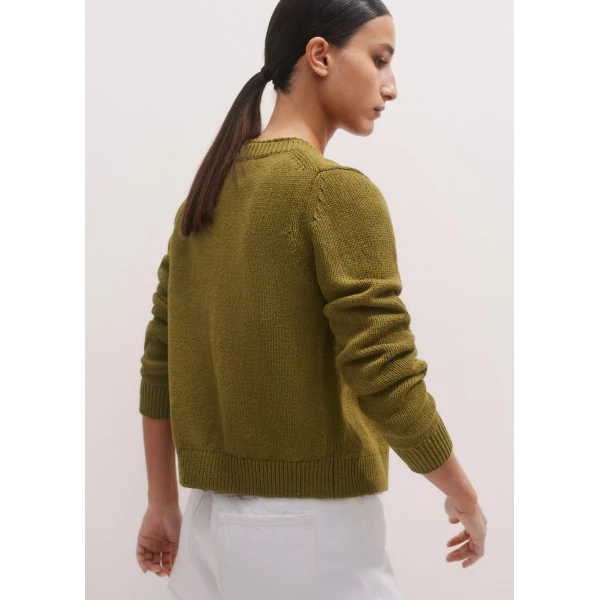 Cotton Linen Boxy Cardigan
Cotton + Linen Knit - Image 5