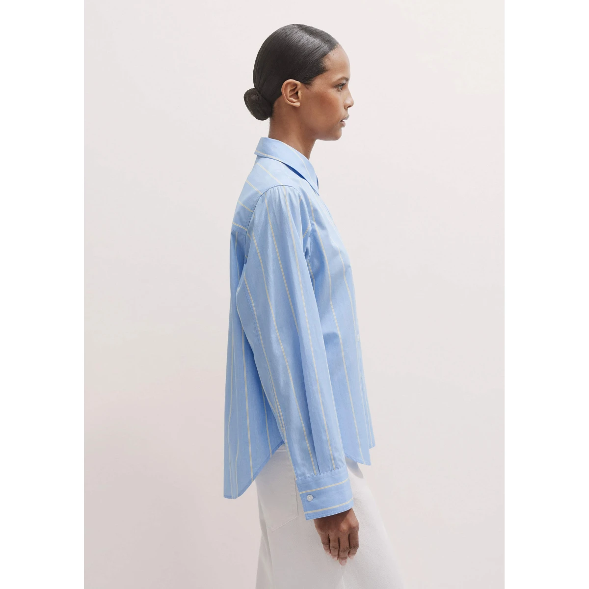 Cotton Stripe Relaxed Forever Shirt
Cotton Stripe Shirting - Image 6