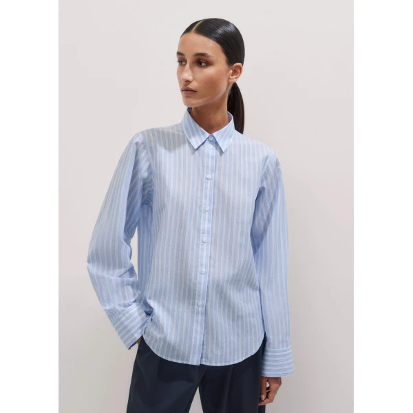 Me and Em Cotton Voile Relaxed Forever Stripe Shirt
Cotton Voile Shirting Top, view 5
