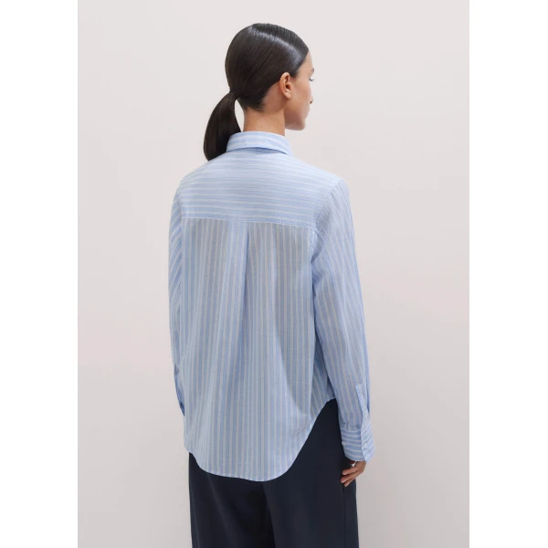 Me and Em Cotton Voile Relaxed Forever Stripe Shirt
Cotton Voile Shirting Top, view 6