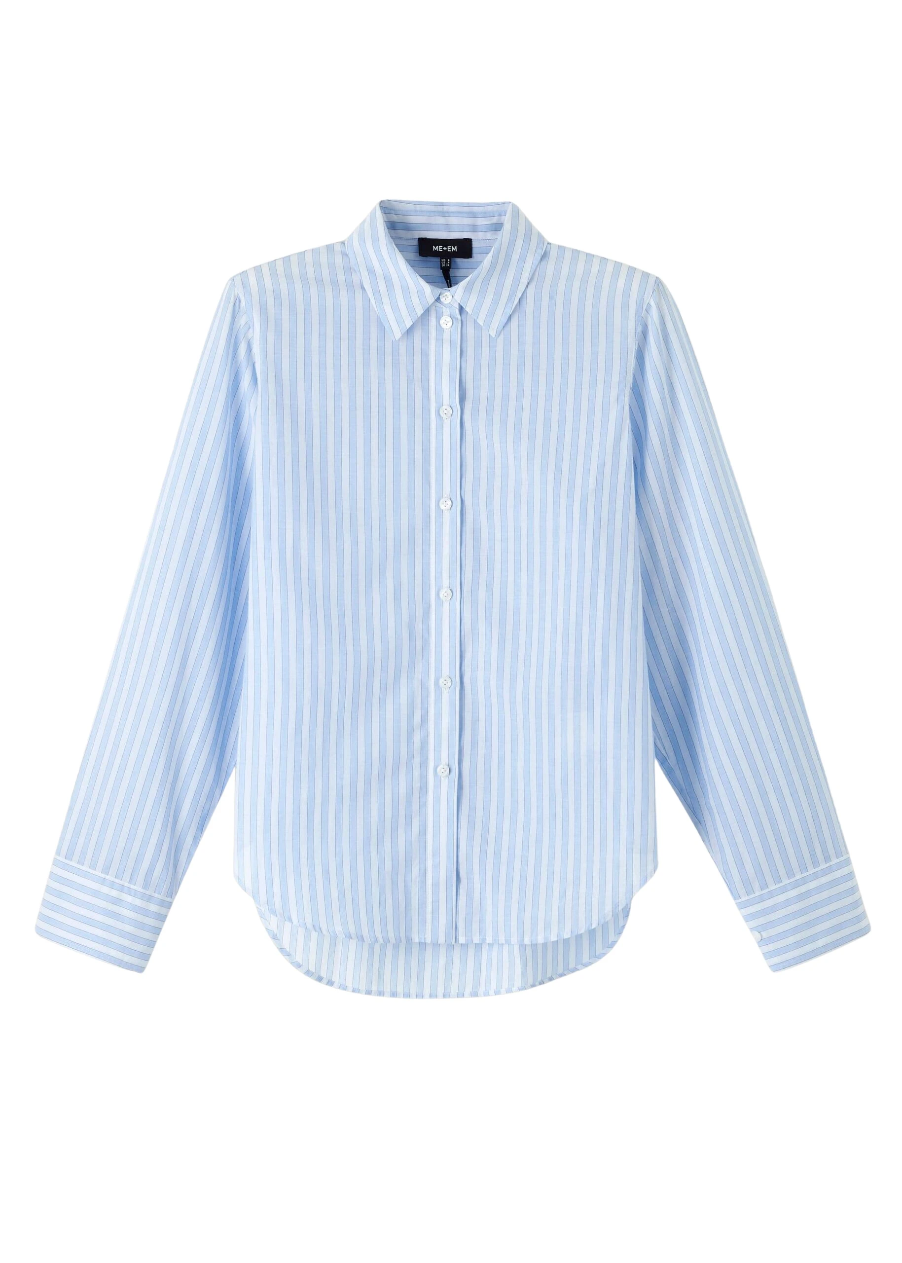 Me-and-Em-Cotton-Voile-Relaxed-Forever-Stripe-Shirt-Cotton-Voile-Shirting-scaled97234_nobg Me and Em Tops luxury Clothing from Coveti Marketplace