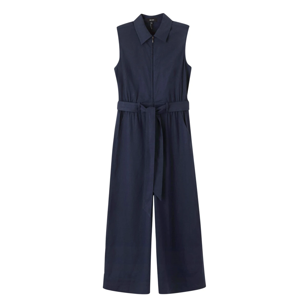 Crease-Less Linen Sleeveless Jumpsuit + Belt
Crease-Less Linen - Image 1