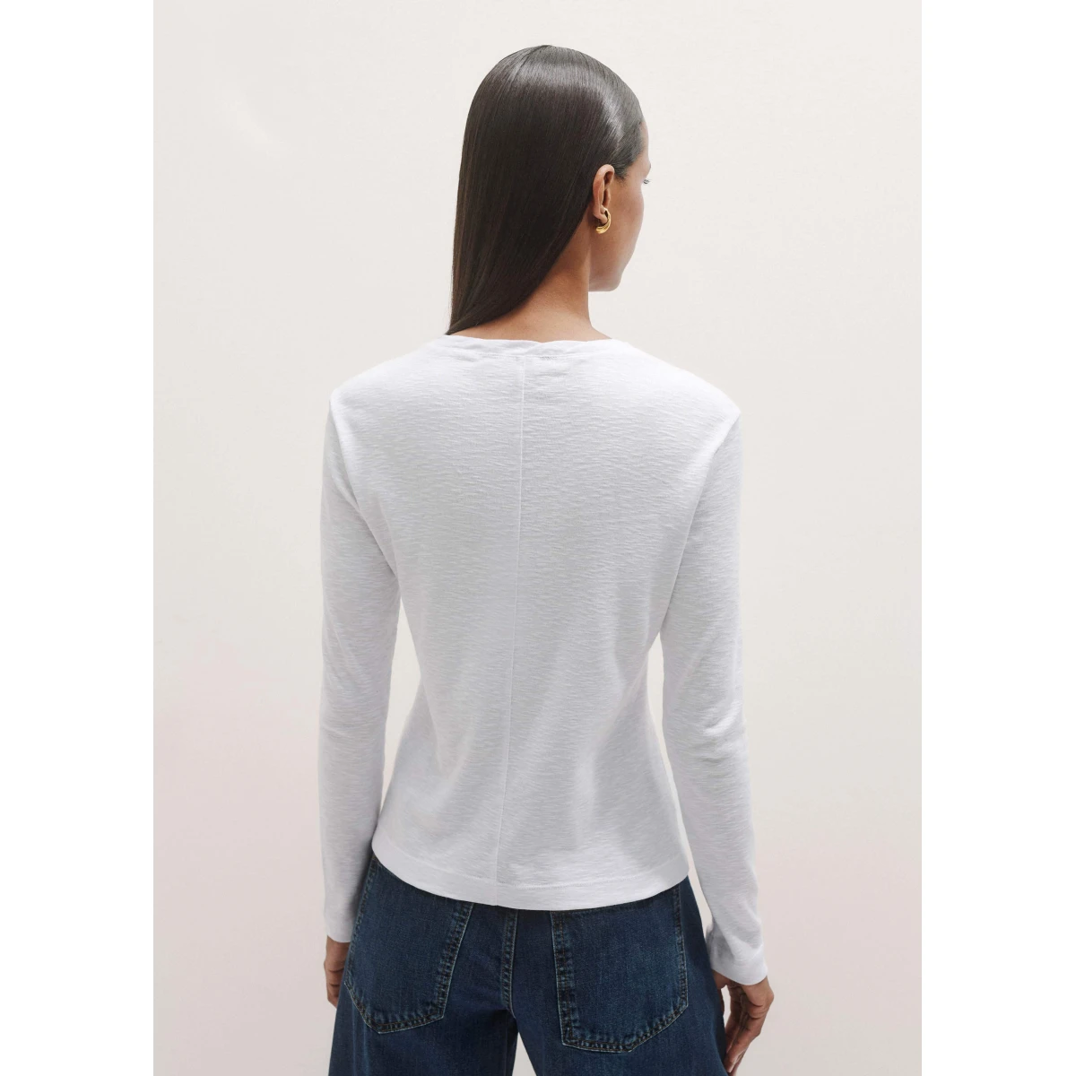 Crew Neck Long Sleeve Tee
Cotton-Slub Jersey - Image 5