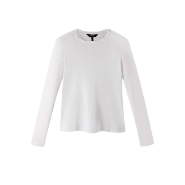 Crew Neck Long Sleeve Tee
Cotton-Slub Jersey