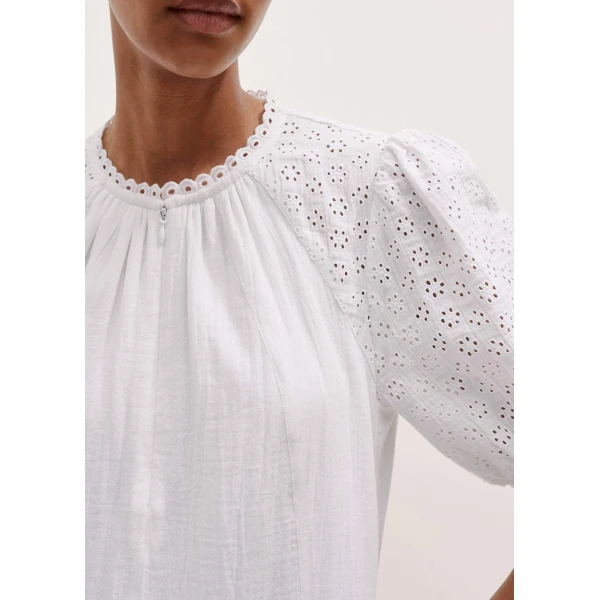 Me and Em Embroidered Cheesecloth Short Dress
Cotton Cheesecloth, view 6