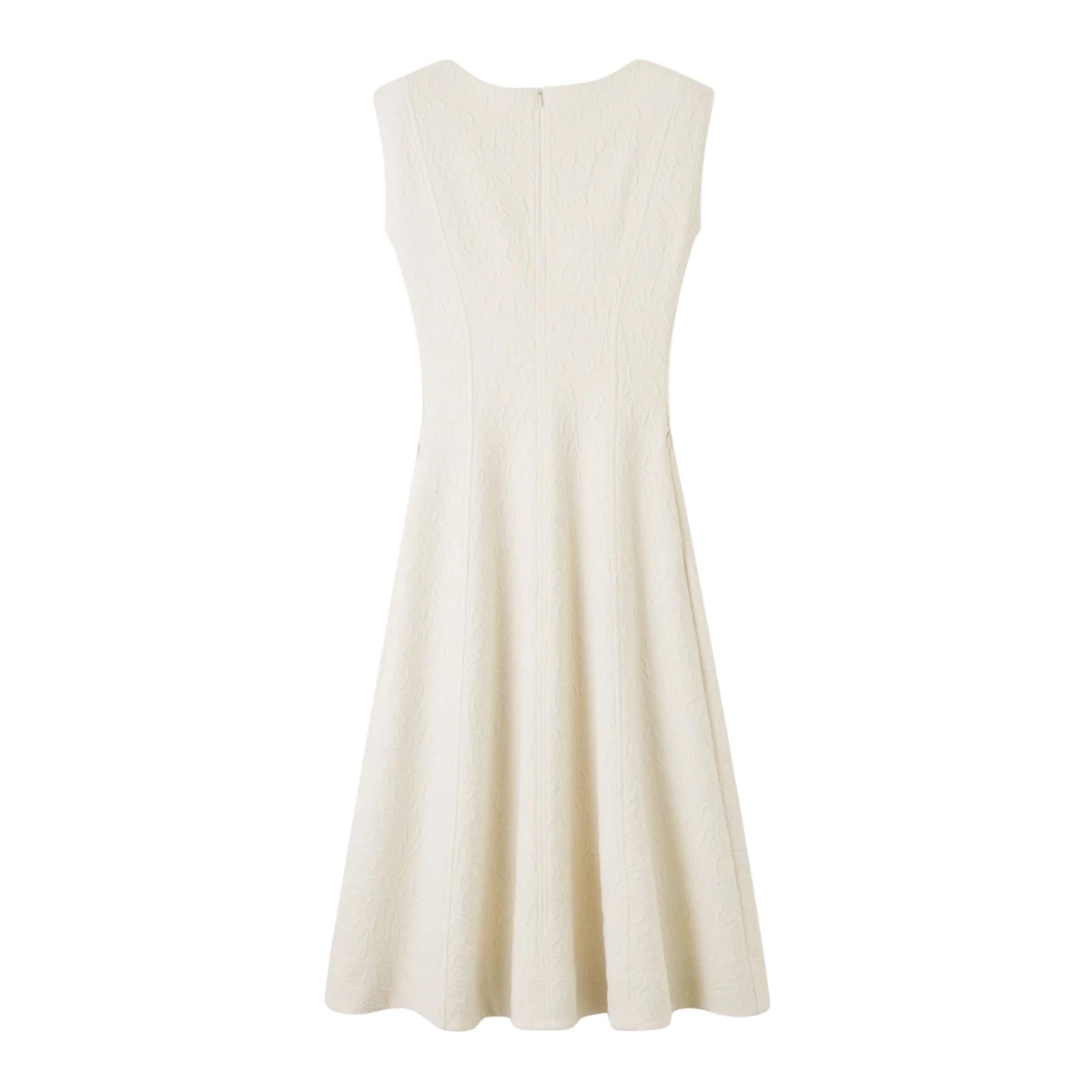 Floral Jacquard Midi Dress
Jacquard Stretch Jersey - Image 1