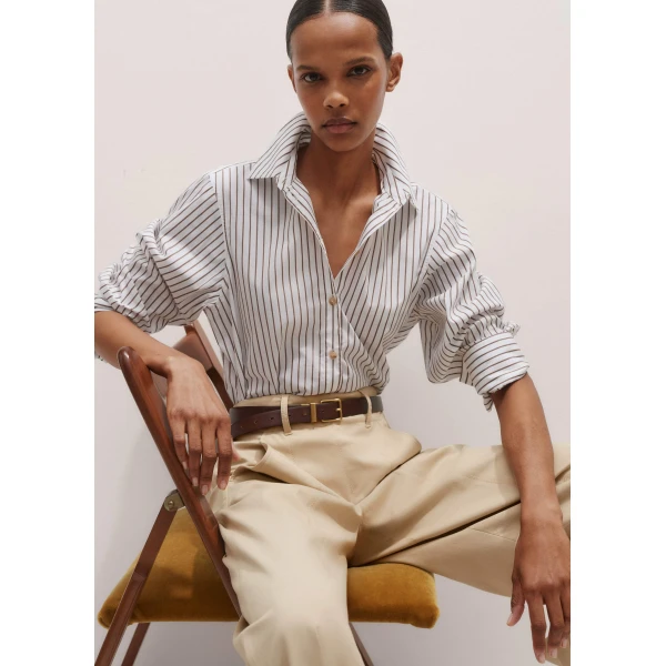 Me and Em Impossibly Soft Striped Relaxed Forever Shirt
Super Soft Cotton Shirting Top, view 2