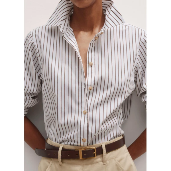 Me and Em Impossibly Soft Striped Relaxed Forever Shirt
Super Soft Cotton Shirting Top, view 3