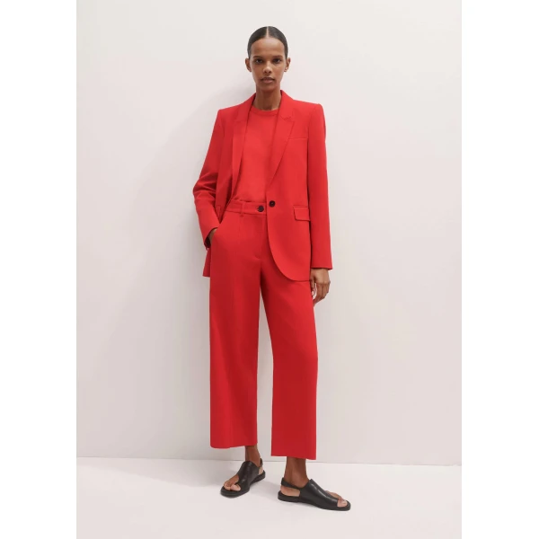 Me and Em Pop Color Straight Crop Pant
Fluid Tailoring Fabric, view 2