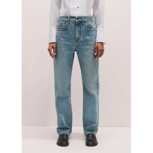 Me and Em Relaxed Straight-Leg Jean
Mid-Weight Non-Stretch Denim, view 6