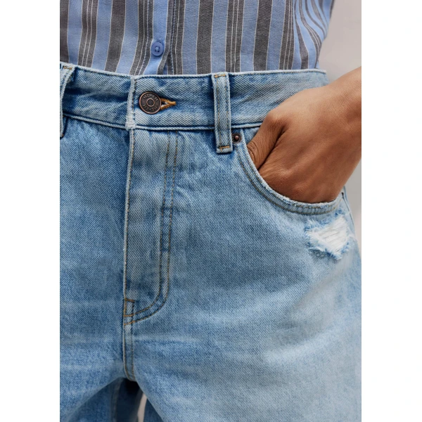 Rip + Repair Denim Short
Mid-Weight Non-Stretch Denim - Image 6