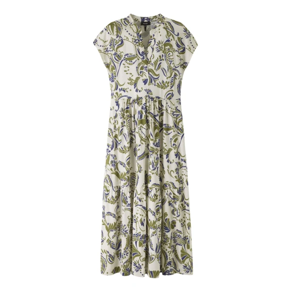 Silhouette Print Tiered Midi Dress
Printed Cotton Slub Jersey