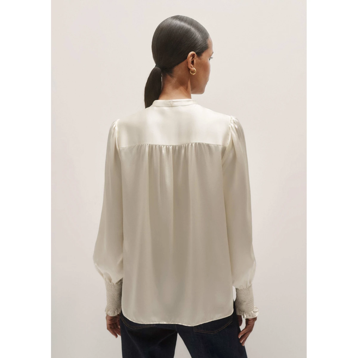 Silk Satin Blouse + Tie
Silk Satin - Image 5