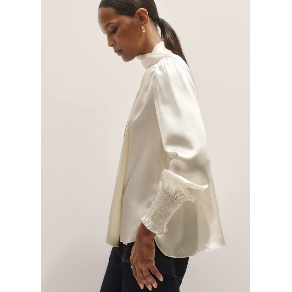 Silk Satin Blouse + Tie
Silk Satin - Image 6
