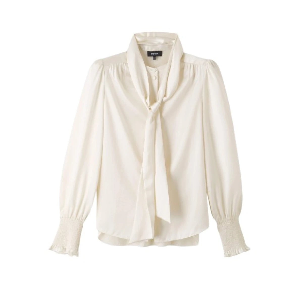 Silk Satin Blouse + Tie
Silk Satin - Image 1