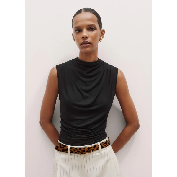 Sleeveless Draped Top
Soft Stretch Jersey - Image 7