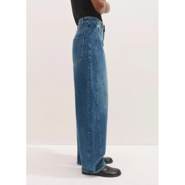Me and Em Tapered Puddle Jean
Mid-Weight Non-Stretch Denim, view 5