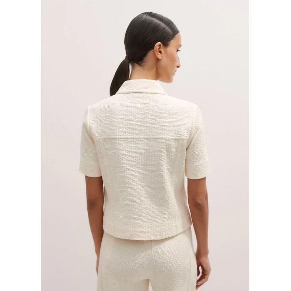 Textured Ponte Zip Front Top
Textured Ponte Jersey - Image 5