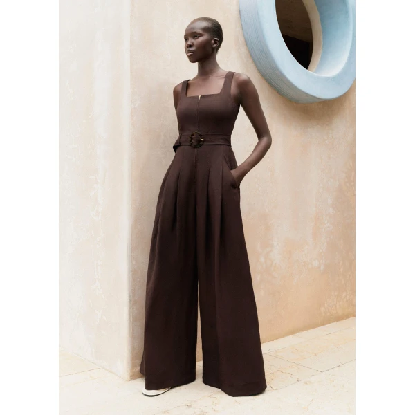 Me and Em The Event Ready Tailored Jumpsuit + Belt
Italian Linen + Cotton Blend, view 2