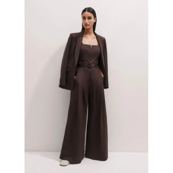 Me and Em The Event Ready Tailored Jumpsuit + Belt
Italian Linen + Cotton Blend, view 4