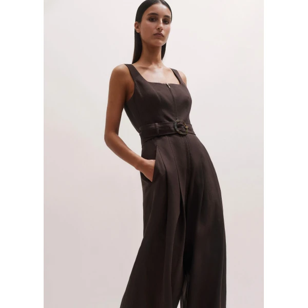 Me and Em The Event Ready Tailored Jumpsuit + Belt
Italian Linen + Cotton Blend, view 5