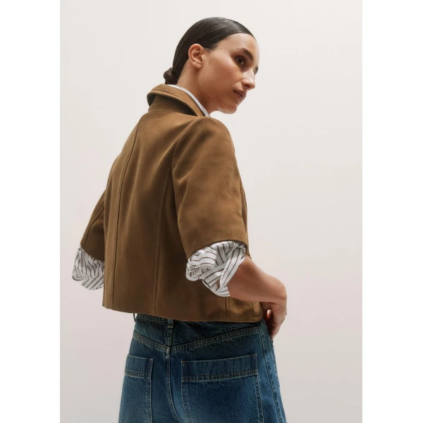 Me and Em The Everyday Short Sleeve Jacket
Nubuck Leather, view 6