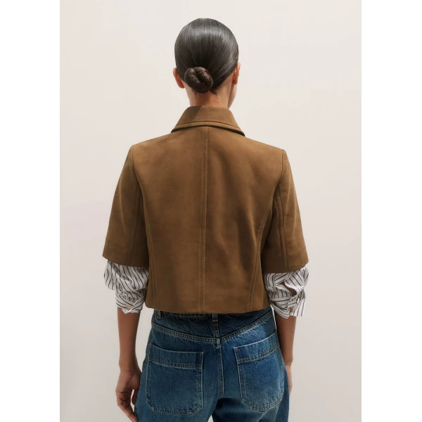 Me and Em The Everyday Short Sleeve Jacket
Nubuck Leather, view 7