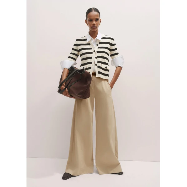 Me and Em Travel Layering ShirtBi-stretch Shirting Top, view 4