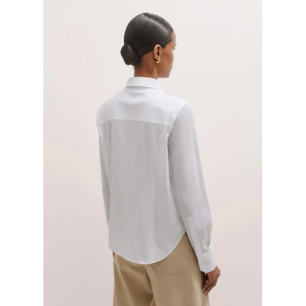 Me and Em Travel Layering ShirtBi-stretch Shirting Top, view 5