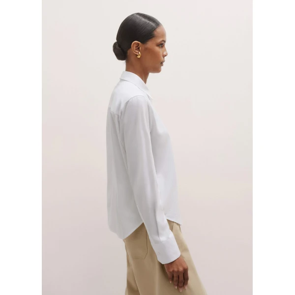 Me and Em Travel Layering ShirtBi-stretch Shirting Top, view 6