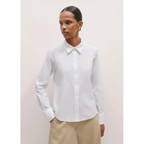 Me and Em Travel Layering ShirtBi-stretch Shirting Top, view 7
