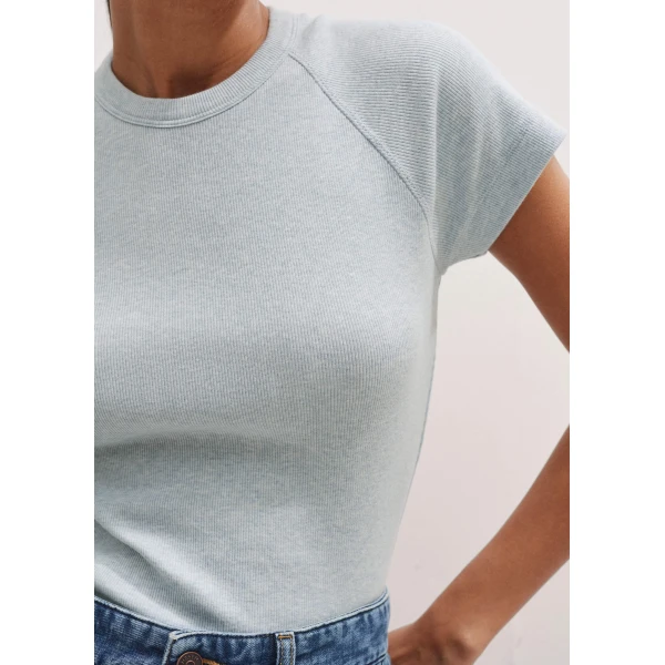 Me and Em Ultimate Raglan Tee
Cotton Rib Stretch Jersey Top, view 3
