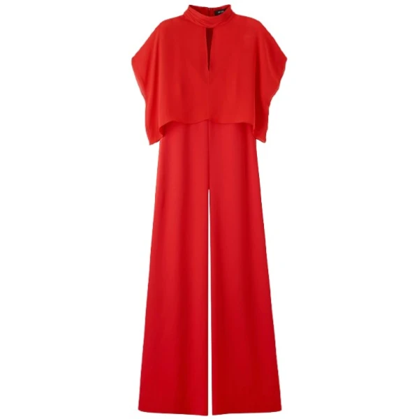 Wide Leg Jumpsuit + Silk Top
Silk + Satin Back Crepe