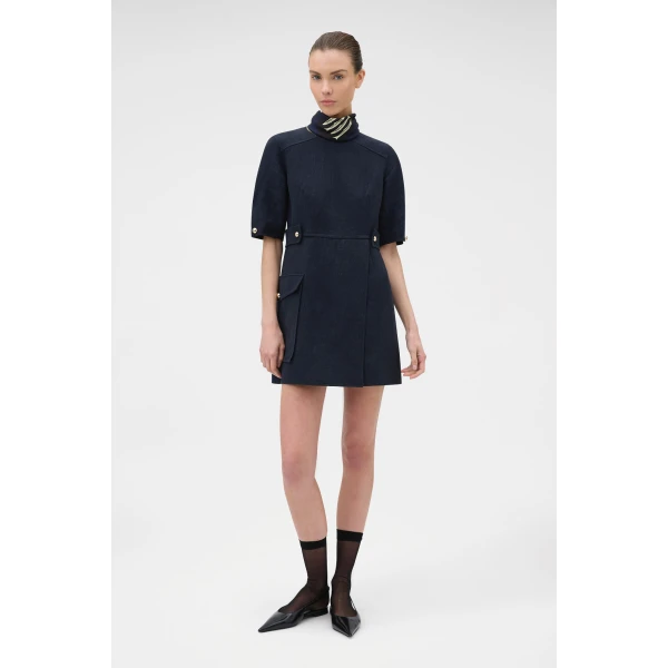 Button Detail Dress