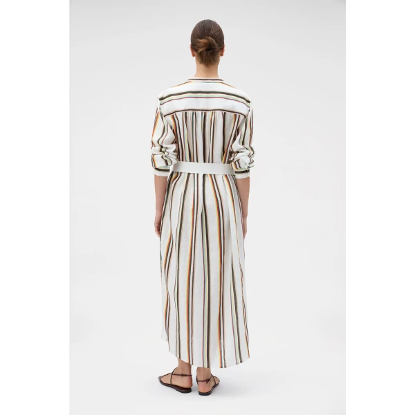 Fiesta Stripe Column Dress