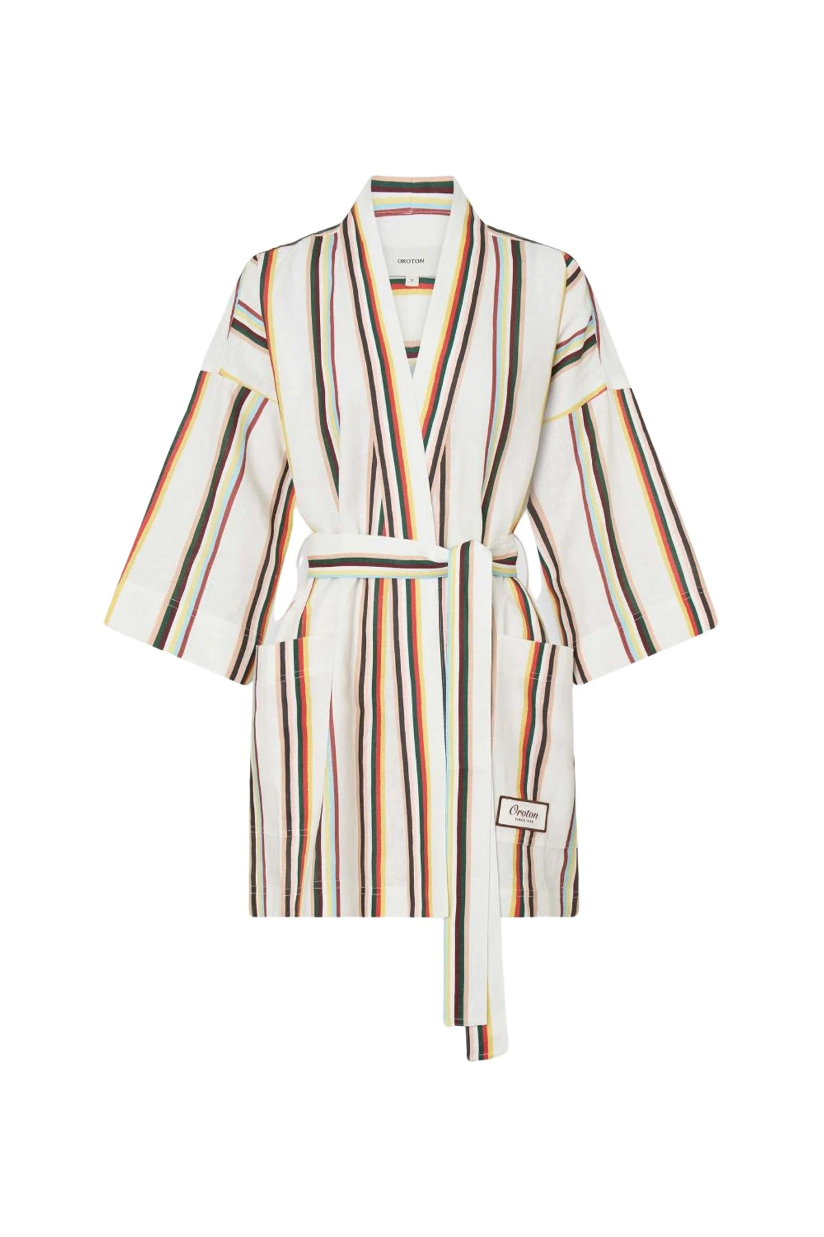 Oroton-Fiesta-Stripe-Robe70544_nobg Oroton Jackets luxury Clothing from Coveti Marketplace