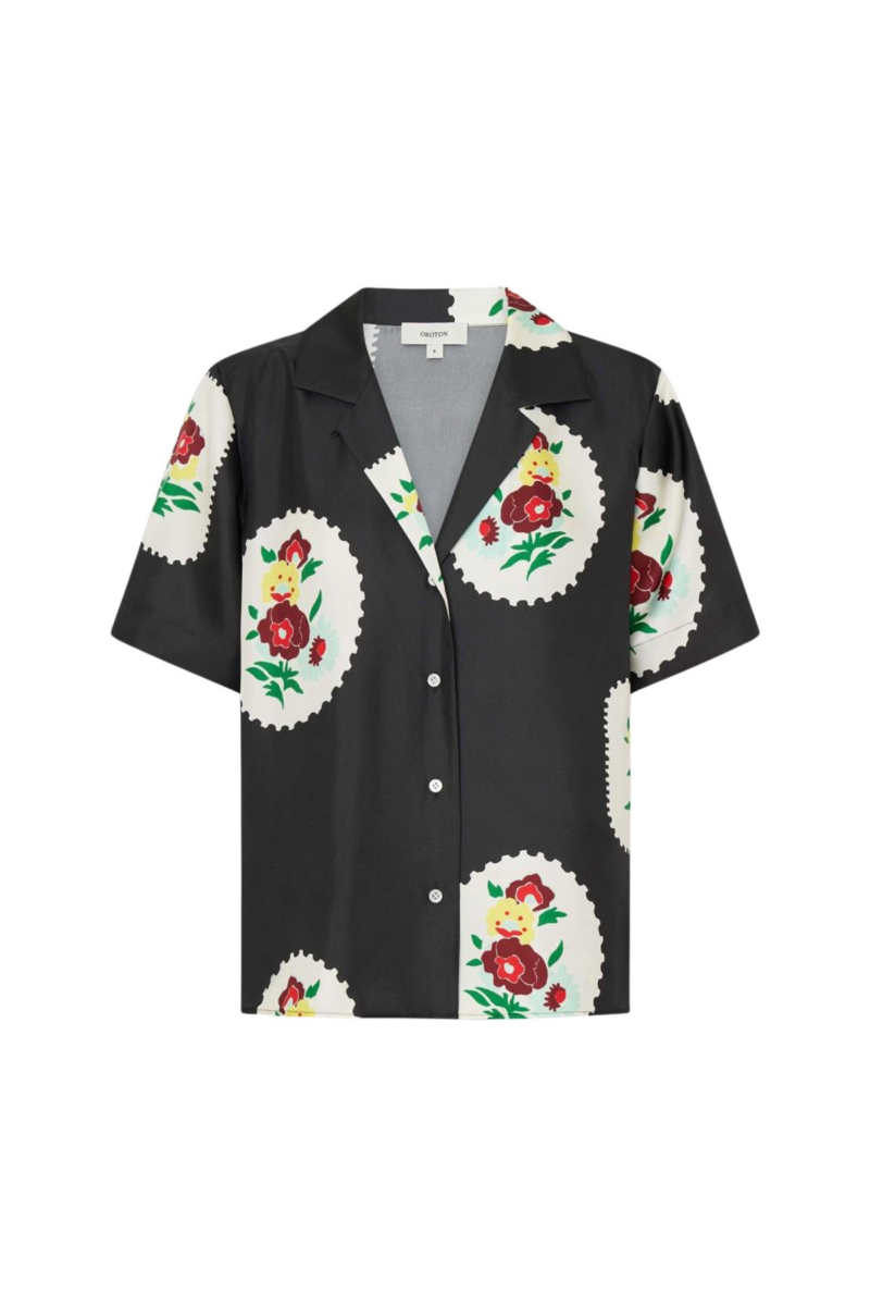 Folk Doilie Camp Shirt - Image 1