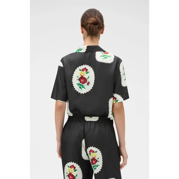 Folk Doilie Camp Shirt