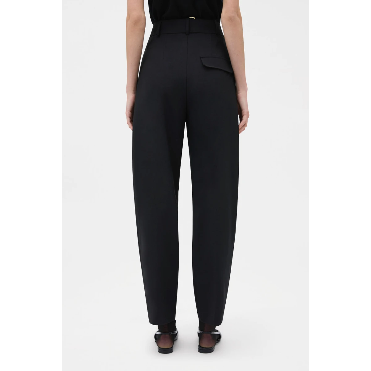 High Waist Pleat Pant