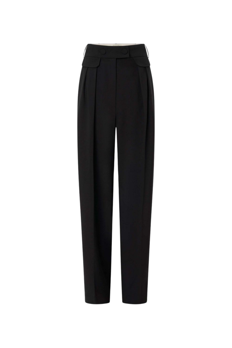 High Waist Pleat Pant - Image 1