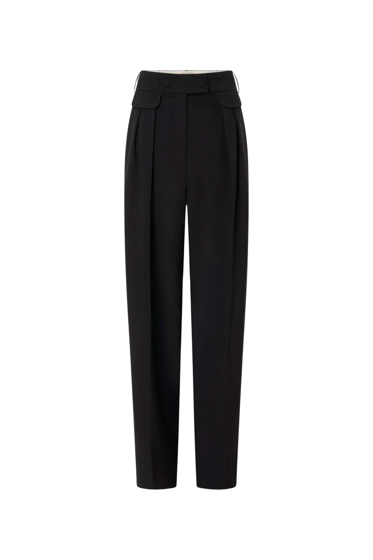 Oroton-High-Waist-Pleat-Pant81797_nobg Oroton Pants luxury Clothing from Coveti Marketplace