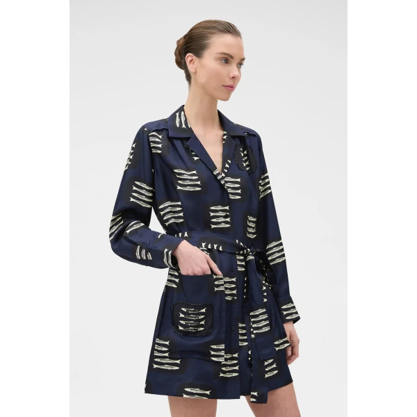 Marine Fish Tunic Dress