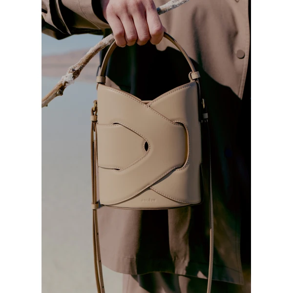 Polene Nodde Seau Edition Taupe Bag, view 3